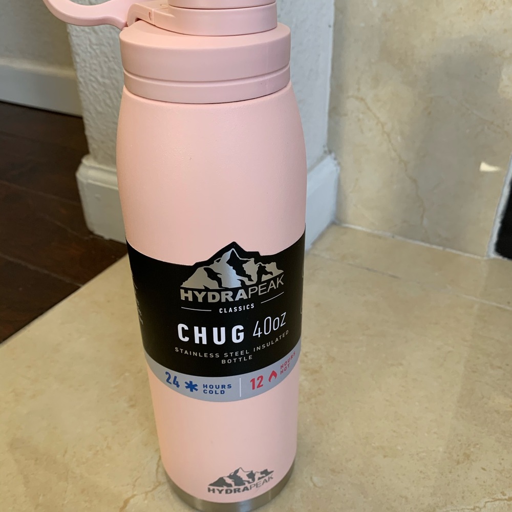 HYDRAPEAK Active Chug 40 oz. Water Bottle. Color: peach. - Picture 3 of 3